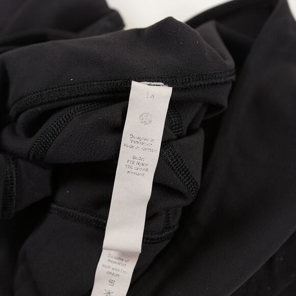 Lululemon Groove Super High Rise 23" Crop Black Leggings Womens Sz 14 - Picture 8 of 10